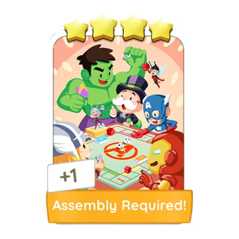 Assembly Required Mogo Stickers Monopoly Go Stickers