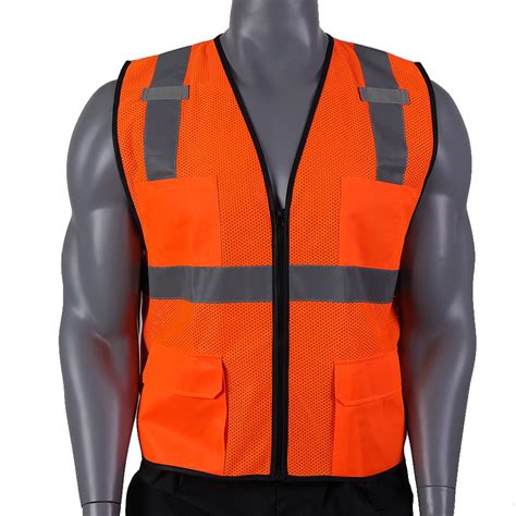 Type R Class 2 Hi Vis Orange Safety Vest Highviz China Zhejiang Highviz Industrial Co Ltd