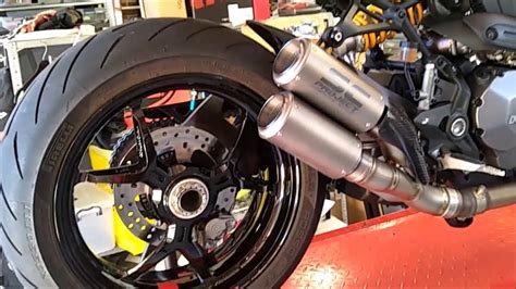 Ducati Monster 1200s 2018 Sc Project Exhaust Youtube