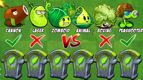 Pvz Challenge How Many Plants Can Defeat Arena Gravestone With