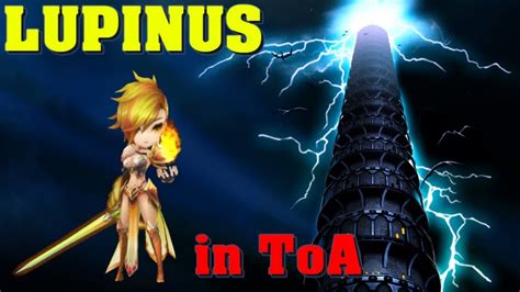 Summoners War Lupinus The Wind Magic Knight In Toa Youtube