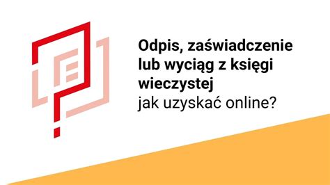 Wypis Odpis Z Ksi Gi Wieczystej Jak Uzyska Online Youtube