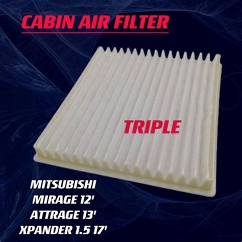 Cabin Air Filter Mitsubishi Mirage Attrage Xpander Shopee Malaysia