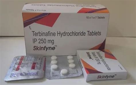 Terbinafine Hydrochloride Tablets, Prescription at Rs 154/strip in ...