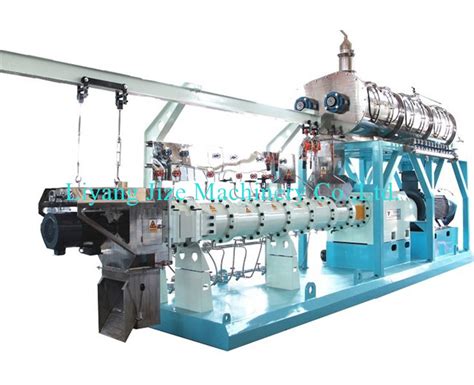 Tfe Twin Screw Fish Feed Extruder Machine Aquaculture Feed Pellet