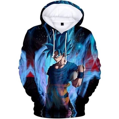 Dragon Ball Z Sweat Capuche Homme Femmes Goku D Imprim Anime Pull