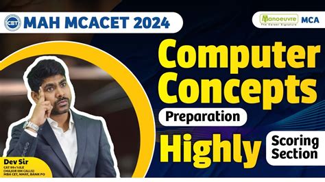 MAH MCA CET 2024 Computer Concepts Preparation Highly Scoring