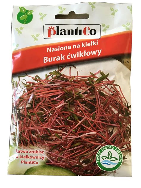 Nasiona Na Kiełki Burak Ćwikłowy 20 Gram Plantico PlantiCo Sklep