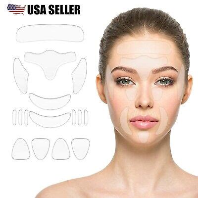 Pcs Silicone Anti Wrinkle Pad Patches For Face Eye Forehead Reusable