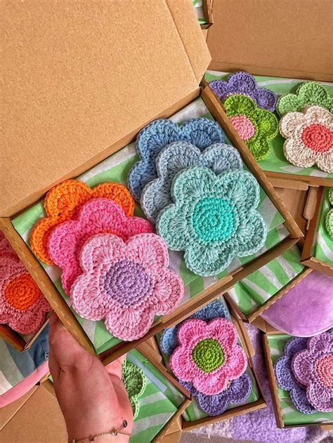 Crochet Coaster Coasters Y K Home Decor Crochet Coasters S Y K