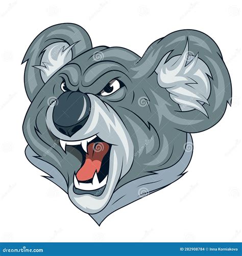 Koala Angry Emoji Koala Bear Evil Emotions Avatar Beast Aggressive