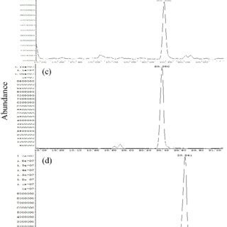 Total Ion Chromatograms From The GC MS Analysis Of The SPME Of Sirex