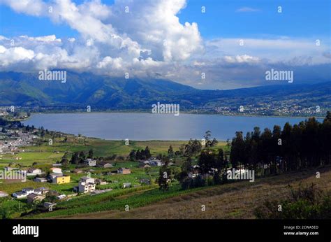 Otavalo Ecuador Lago San Pablo Stock Photo Alamy