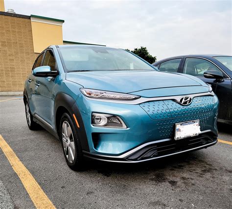 We just got our first EV! '21 Hyundai Kona EV in Ceramic Blue : r ...