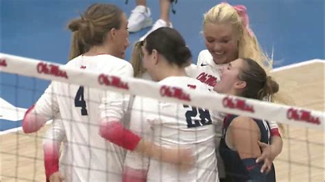 Highlights Ole Miss Volleyball Defeats Lsu 3 2 110123 Youtube