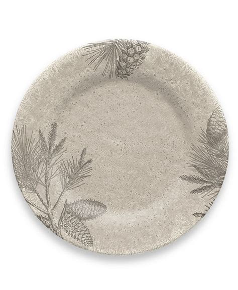 Tarhong Rustic Pine Dinner Plate 105 Melamine Set Of 6 Macys