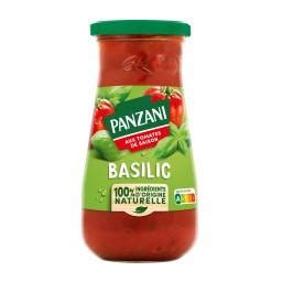 Sauce Tomates Basilic ingrédients origine naturelle Panzani Intermarché