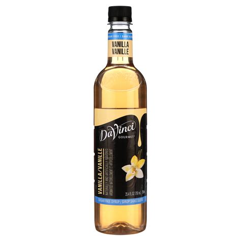 DaVinci Gourmet Sugar Free Syrup Vanilla 750ml Walmart