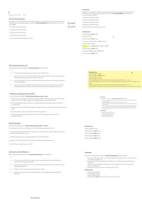 Multiple Choice Fragen Financial Economics Warning Tt Undefined