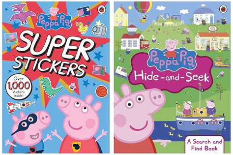 Peppa Pig Super Stickers Activity Book Peppa Pig Hide And Seek A