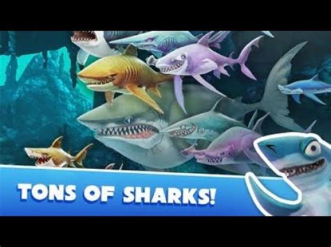 Hungry Shark World Gameplay - Big Megamouth Shark Eat All Shark Hungry Shark World vs Evolution ...