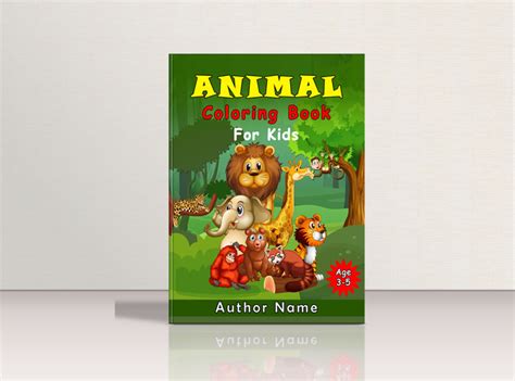 Animal Coloring Book Cover by Khushi Khatun on Dribbble