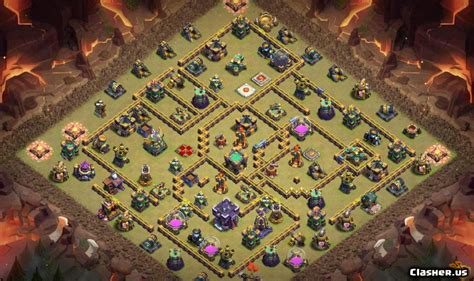 Town Hall 15 TH15 War Trophy Base 53 With Link 9 2022 War Base