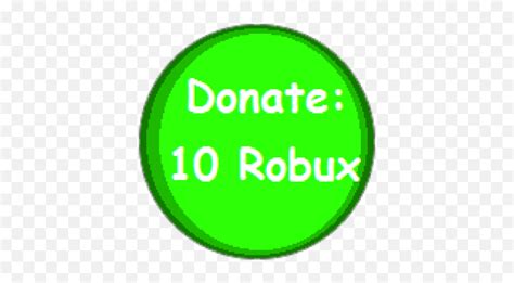 10 Robux 1000 Donation Roblox Pngroblox Robux Icon Free