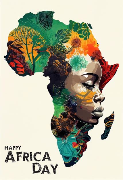 Illustration Colorée Du Peuple Africain Concept De La Journée De L