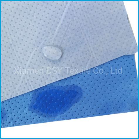 Pe Laminated Sms Smpe Nonwoven Fabric For Surgical Drape Absorbing