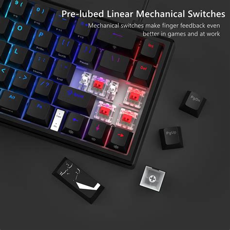 Snapklik V K Percent Keyboard Mechanical Gaming Keyboard