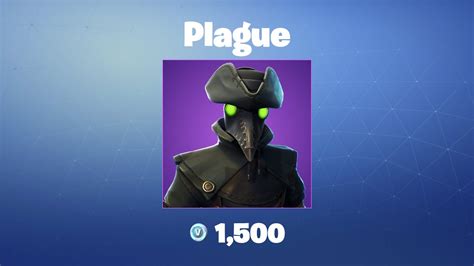 Plague Fortnite Outfitskin Youtube