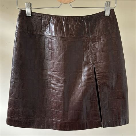 Armani Collezioni Skirts Vintage Emporio Armani Snake Skin Leather