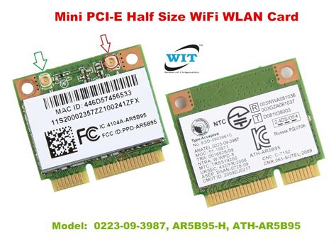 Atheros Ar B H Ath Ar B Anatel Half Mini Pci E