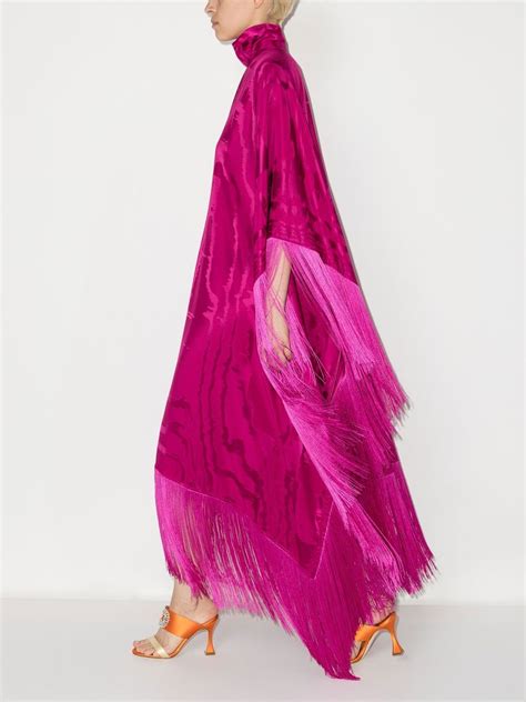 Taller Marmo Asymmetric Fringed Maxi Dress Farfetch