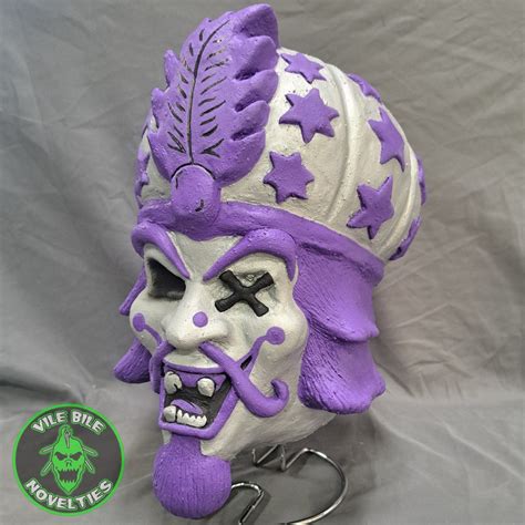 Great Milenko Mask Purple Icp Display Latex Insane Clown Posse Juggalo