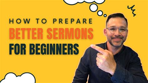 How To Prepare A Sermon For Beginners Using A 3 Point Outline YouTube