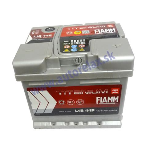 FIAMM autobatéria 12V 44Ah 420A TITANIUM PRO L1B 44P AUTORELAX