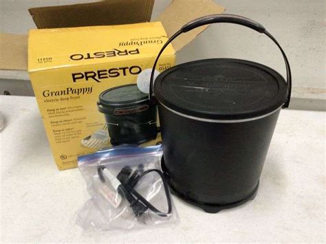 New Presto Granpappy Deep Fryer Currie Auction Service