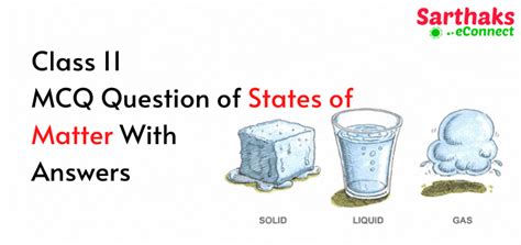 Class 11 Chemistry Mcq Questions Of States Of Matter With Answers