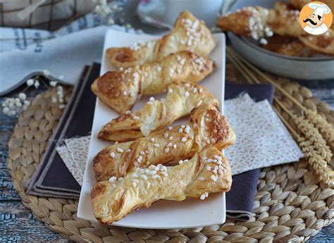 Torsades feuilletées à la crème pâtissière vanille Les Recette de A à Z