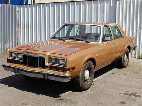 1985 Dodge Diplomat 2192 Pcw Cars