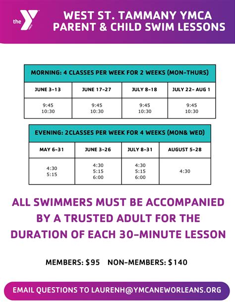 West St Tammany Swim Lessons Ymca Of Greater New Orleans