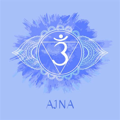 Ajna Chakra Symbol Drawing Illustrations, Royalty-Free Vector Graphics ...