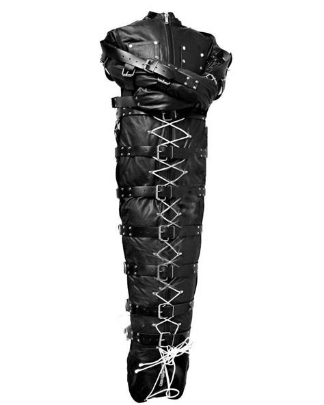 Leather Sleep Sack Bondage Body Bag Bdsm Mummy Seductive Etsy