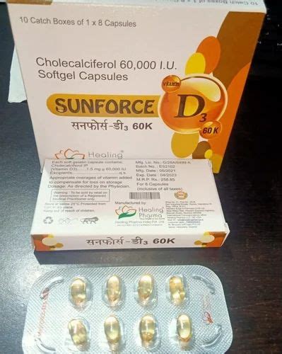 Cholecalciferol Iu Softgel Capsules At Rs Stripe D Tablets