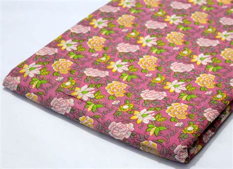 Light Pink Fabric Cotton Fabric Beautiful Printed Fabric - Etsy