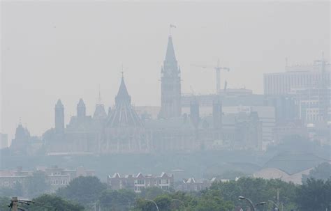 Extensive Forest Fires Prompt Smog Warnings In Southern Ontario Quebec