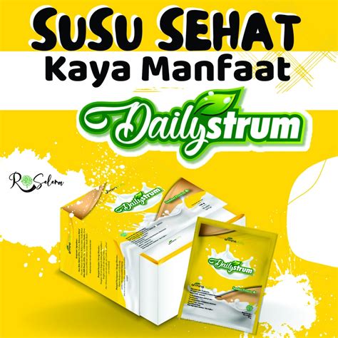 Jual Susu Sehat Dailystrum Susu Kolostrum Box Isi Sachet Shopee