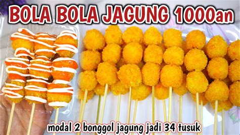 Modal Bonggol Jagung Jadi Rb Bola Bola Jagung Super Enak Ide